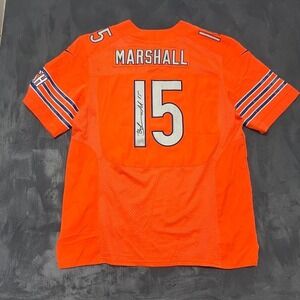 Brandon Marshall Denver Broncos Jersey Mens 52 Orange NFL SIGNED AUTOGRAPH